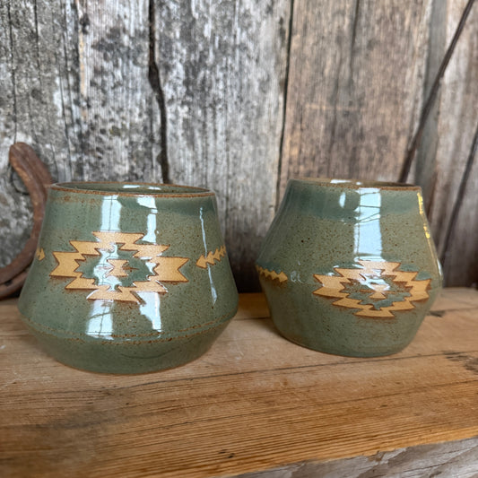 Tumbler Cup Set of 2  - Sagebrush Southwestern