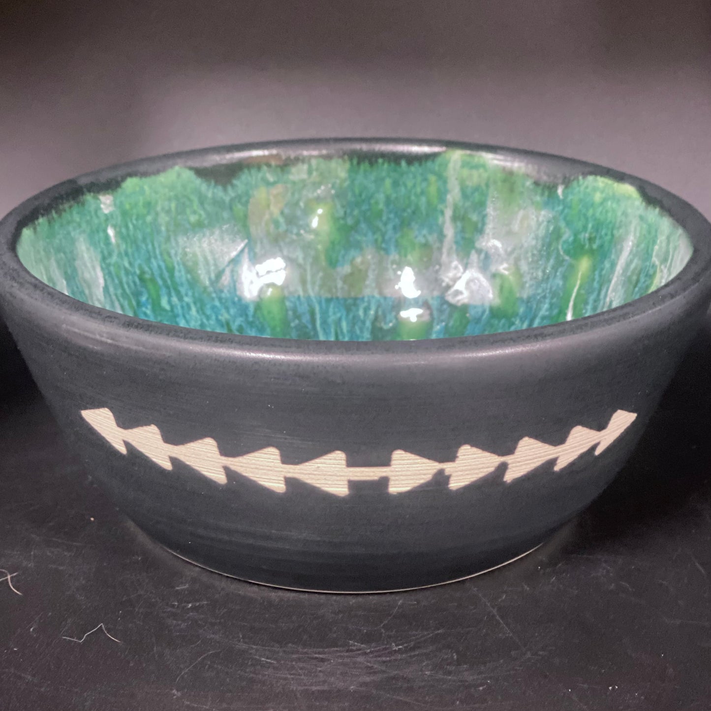 Turquoise Night Bowl 7”