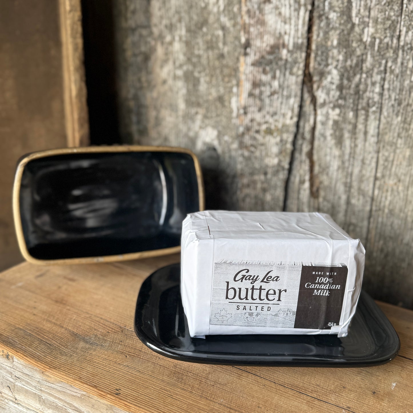 Butter Dish Gunmetal Southwestern (2)
