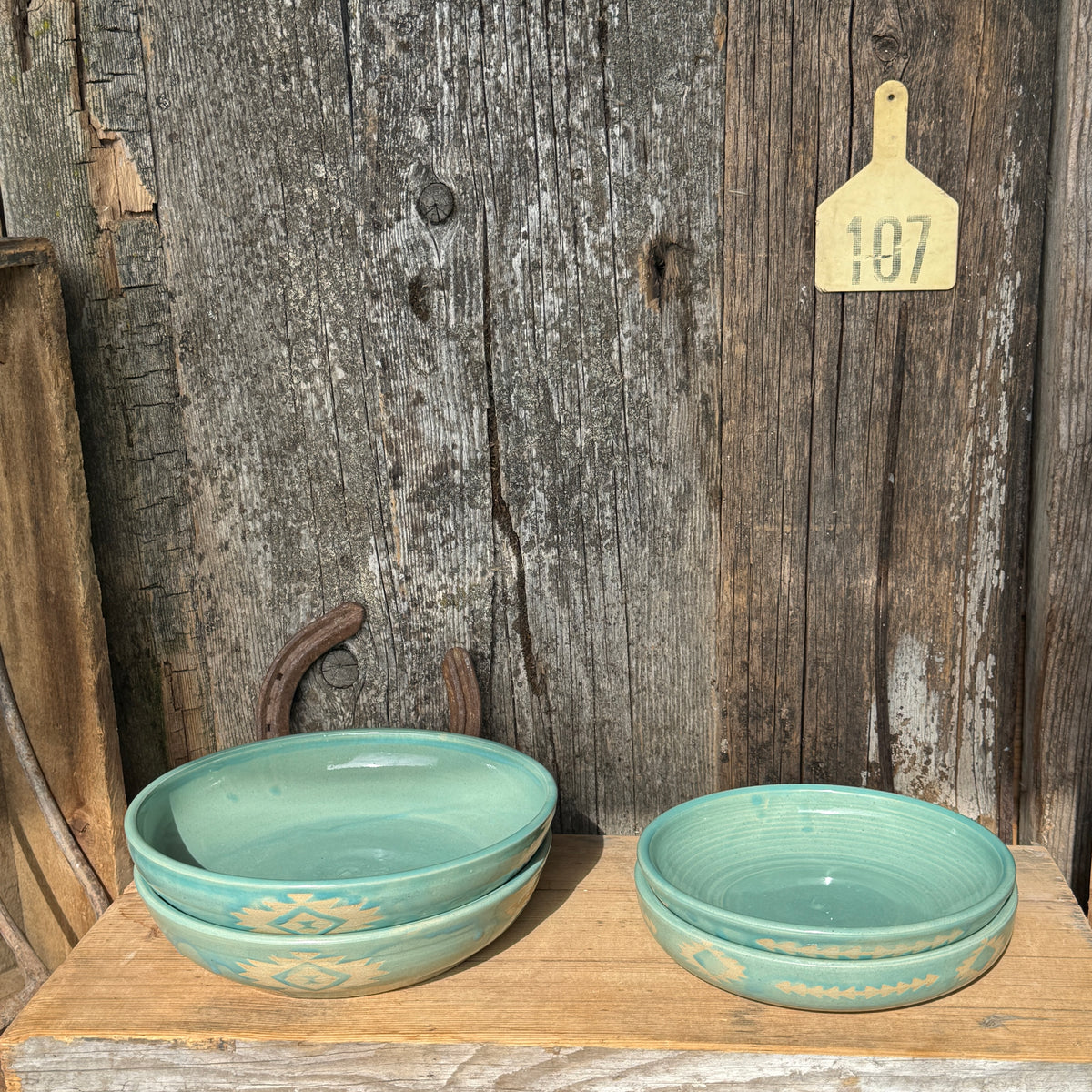 Girl Dinner Bowl/Plate Set of 2 (4 available)