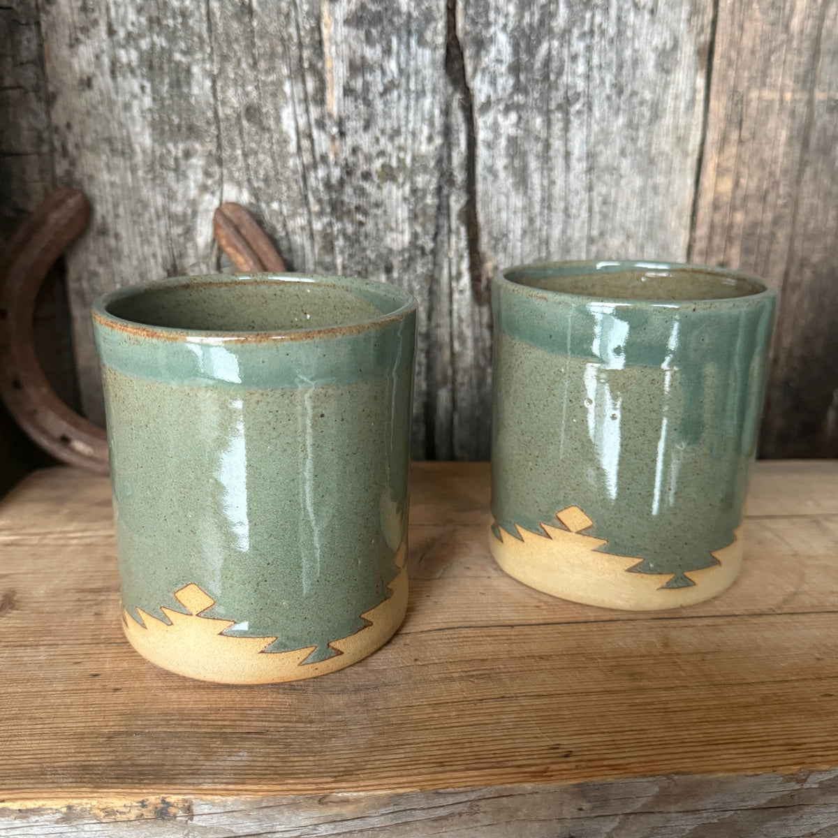 Cup Set of 2 - southwestern sagebrush