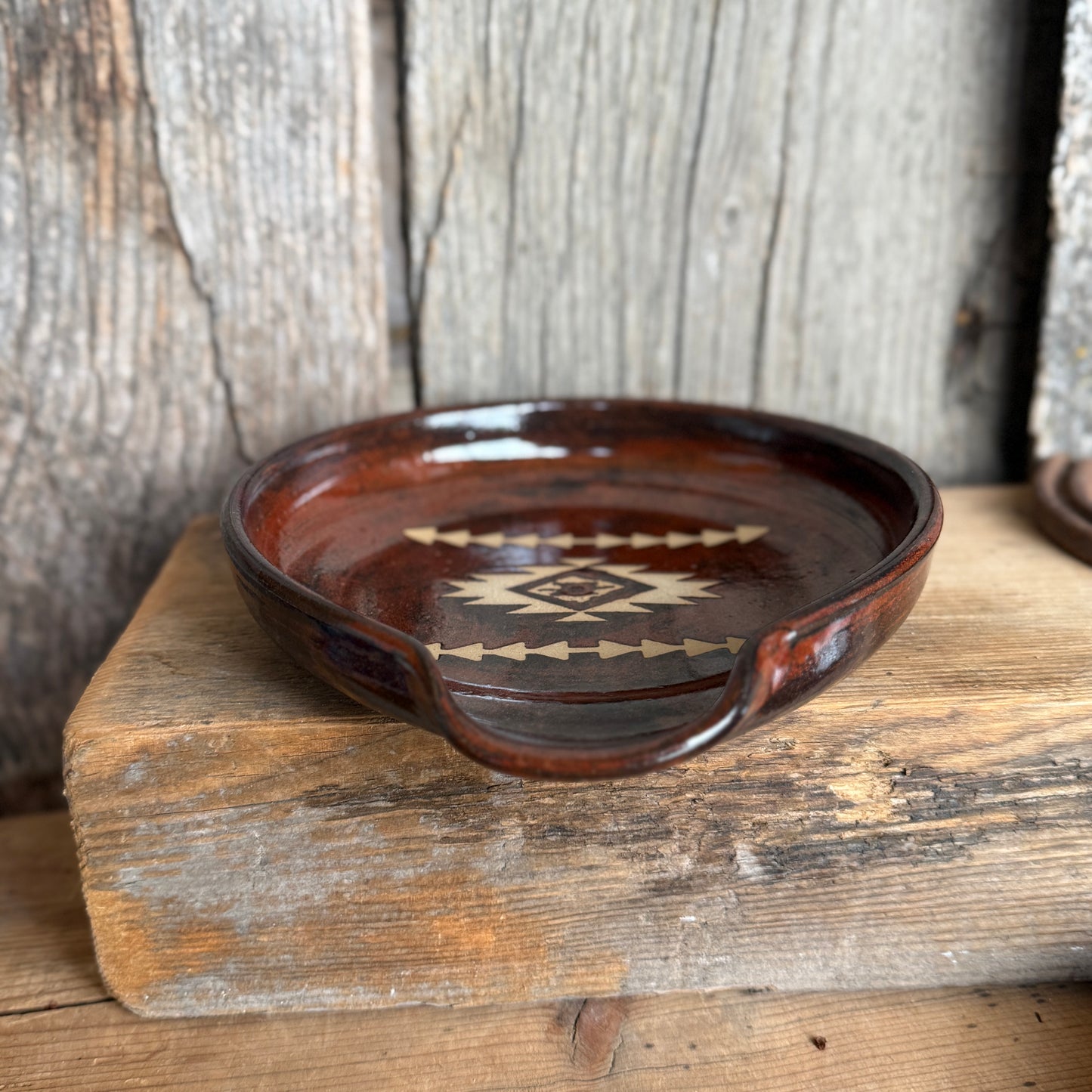 Spoon Rest - Southwestern Rust (2)