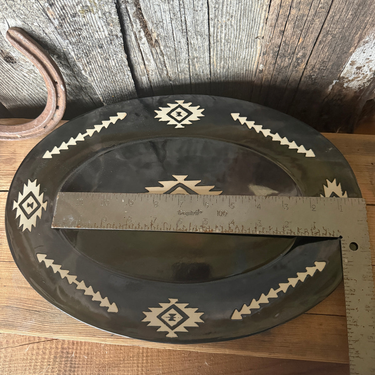 Platter Plate 13.5” Gunmetal