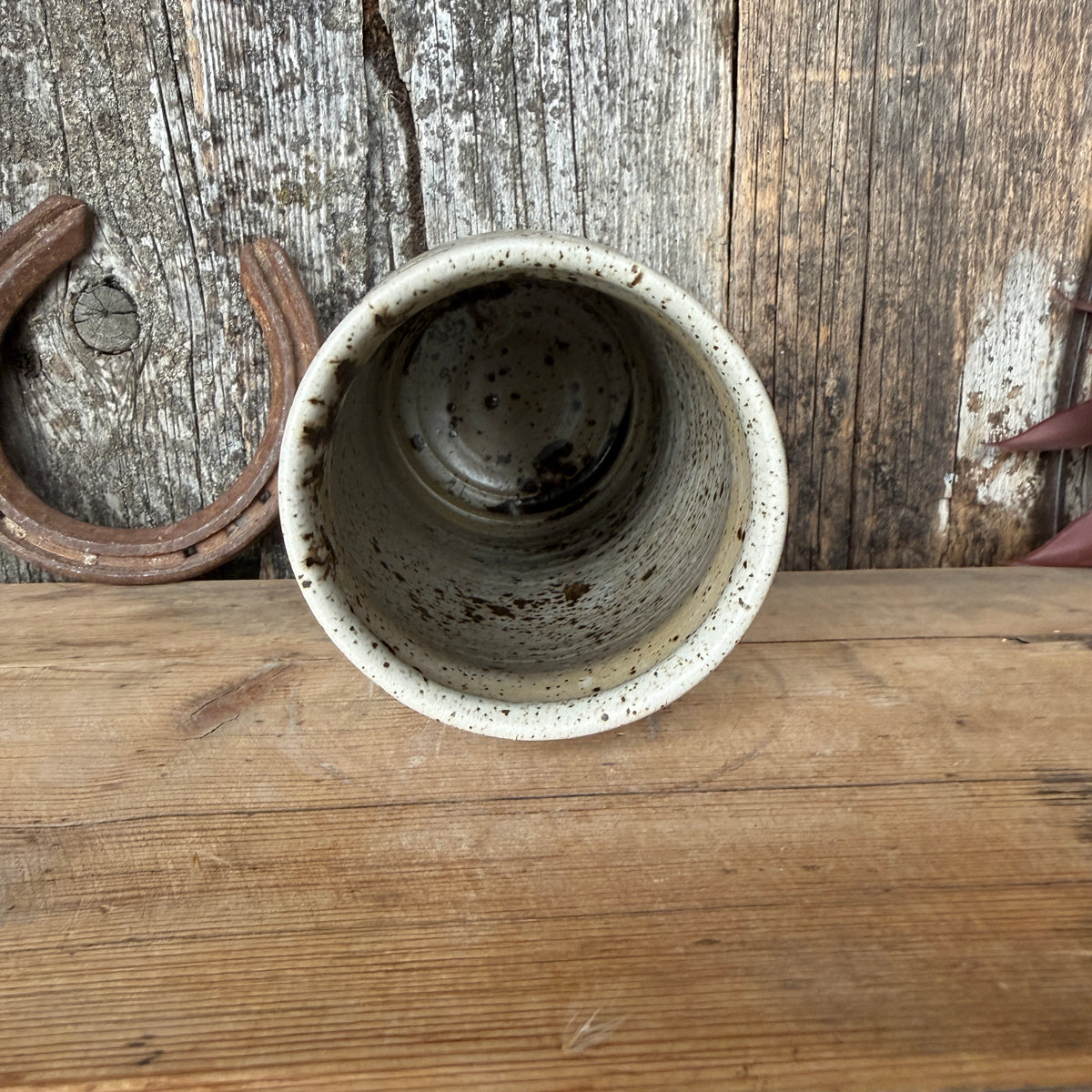 Vase 8” Speckle Park Bull