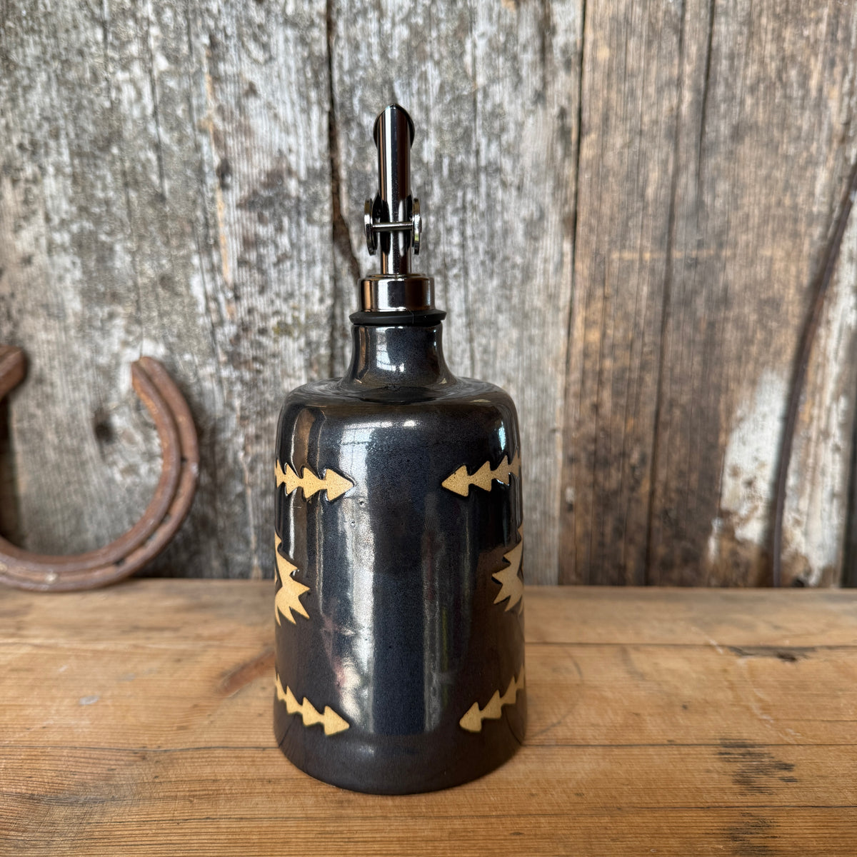 Oil Bottle  - Gunmetal Southwestern