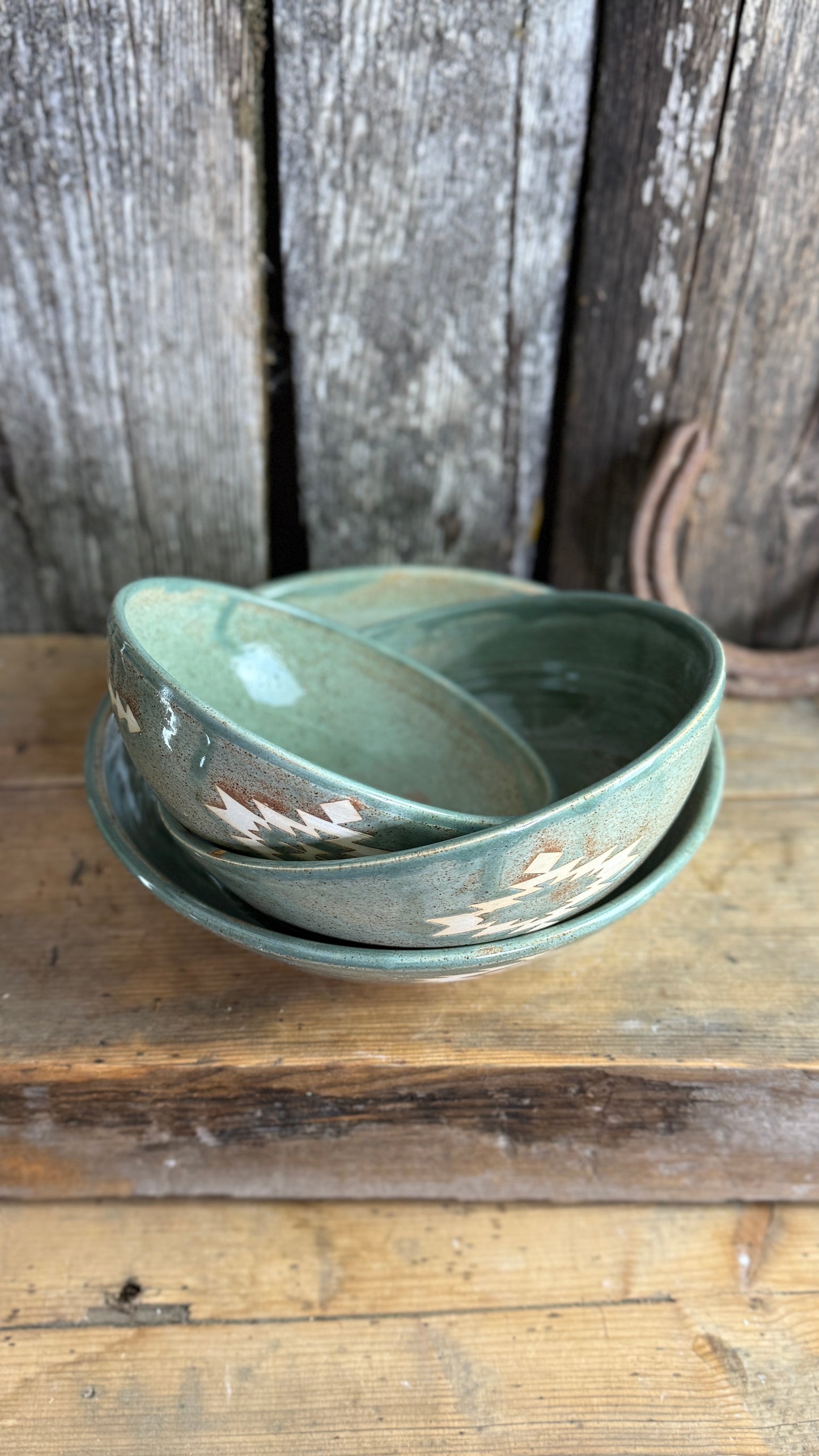 Girl Dinner - Plate/ Bowl set of 3 Southwestern