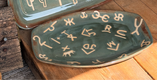 13.5” Branded Serving platter