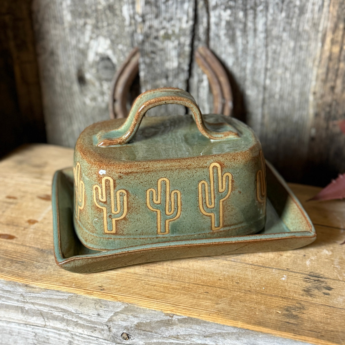 Butter Dish Sagebush Cactus