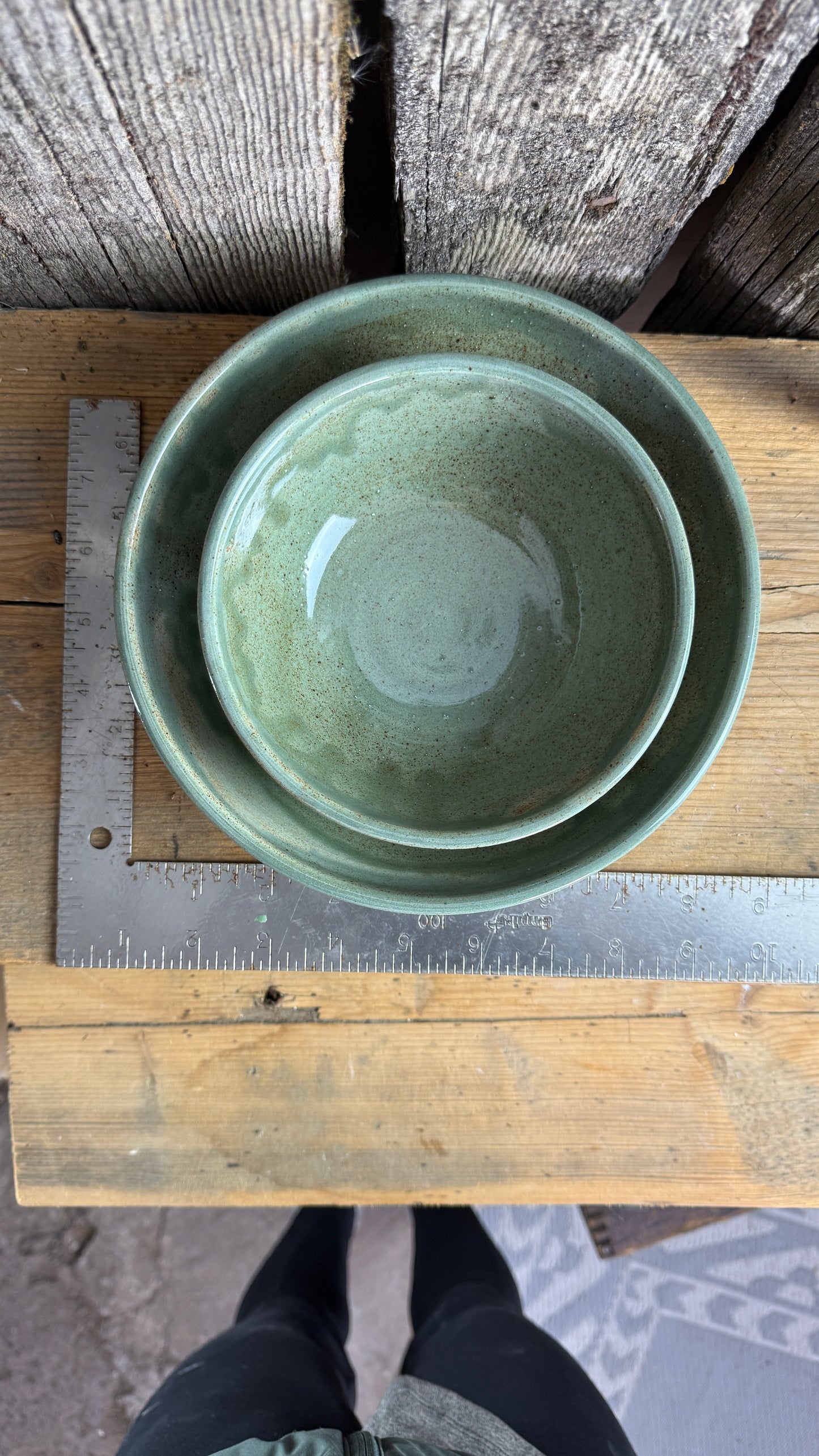 Girl Dinner Bowl/Plate Set of 2