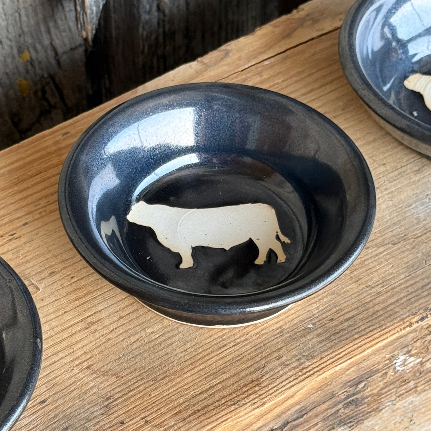 Sauce bowl set of 3 Bull Gunmetal