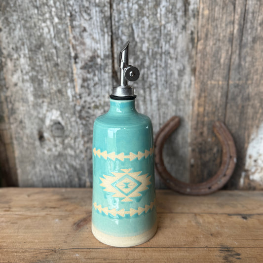 Oil Bottle  - Tiffany Turquoise