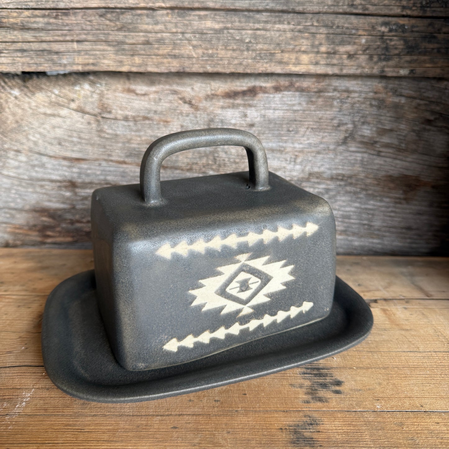 Butter Dish - River Rock Southwestern