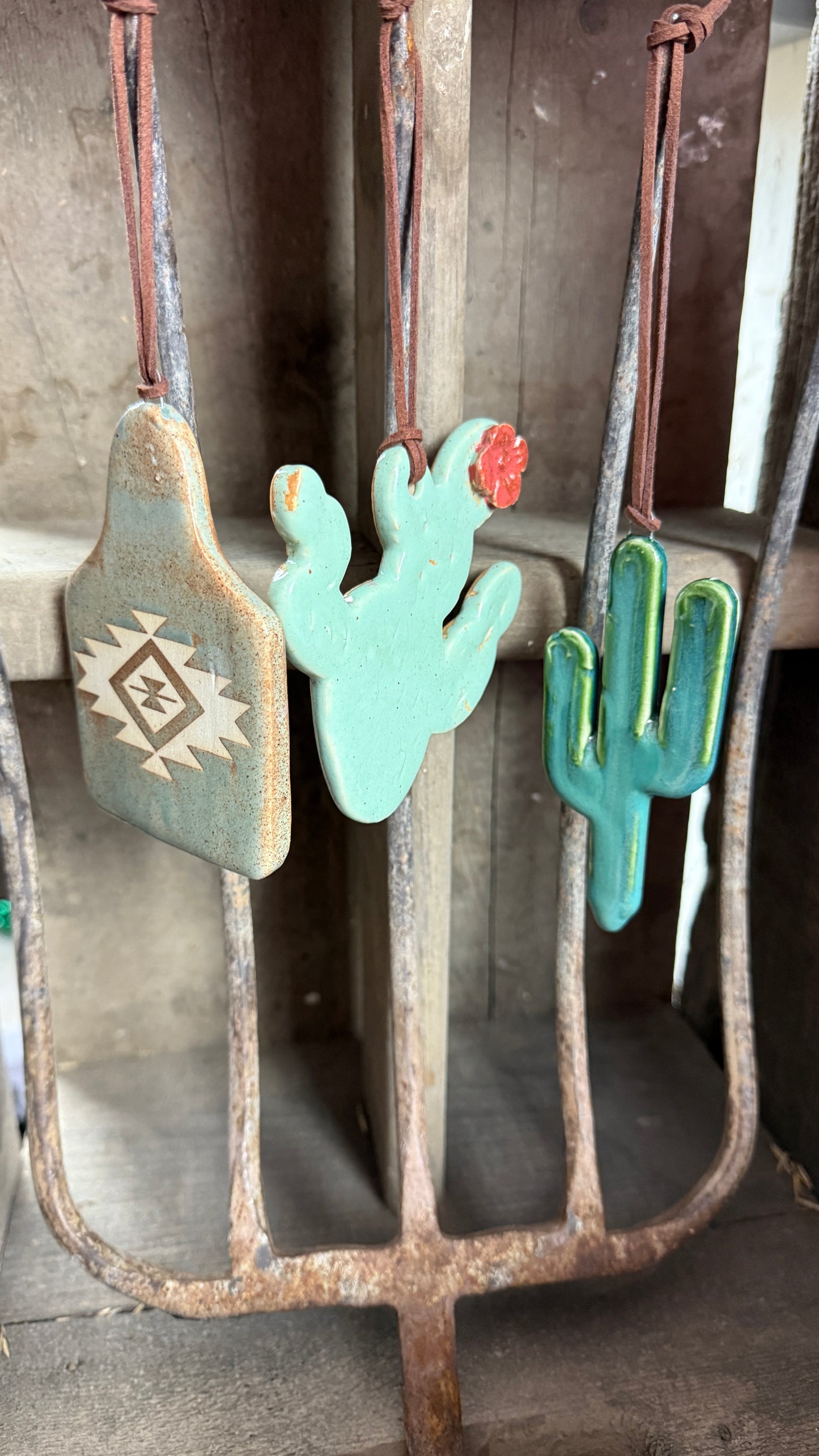 Cowboy Christmas ornament bundle