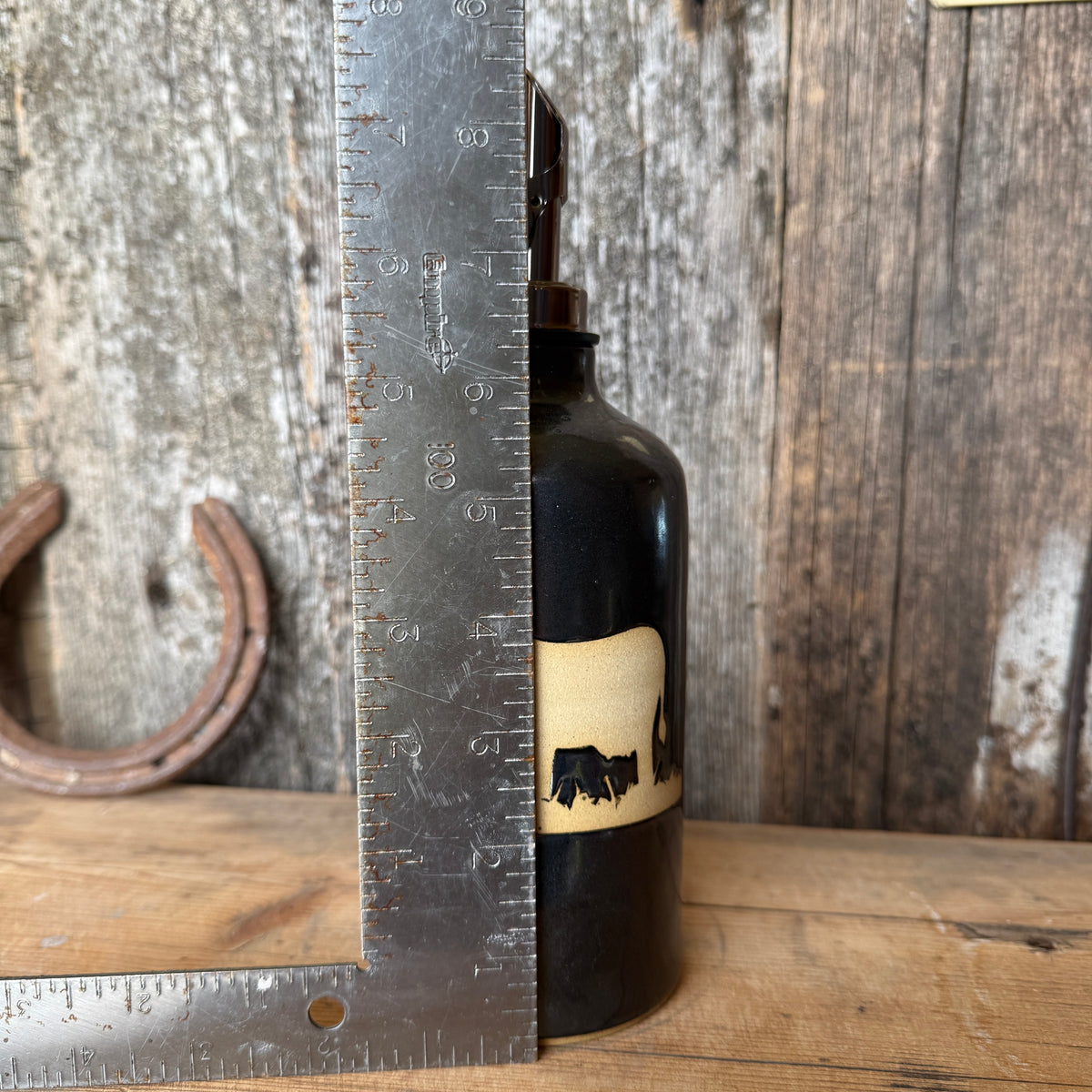 Oil Bottle  - Gunmetal Cattle