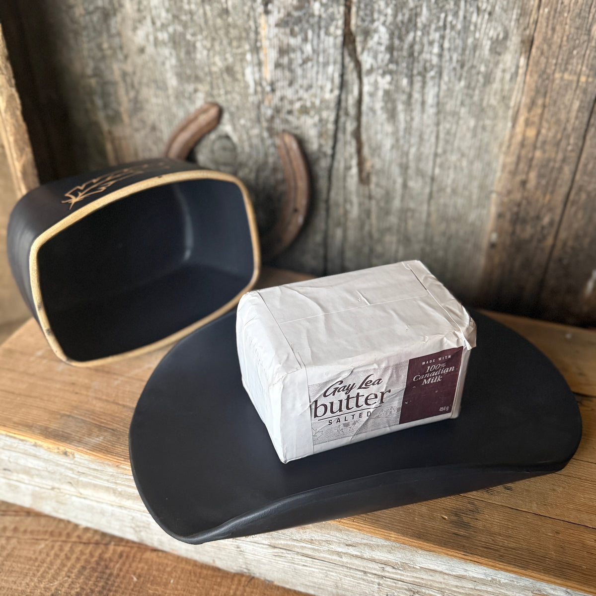 Cowboy Hat Butter Dish