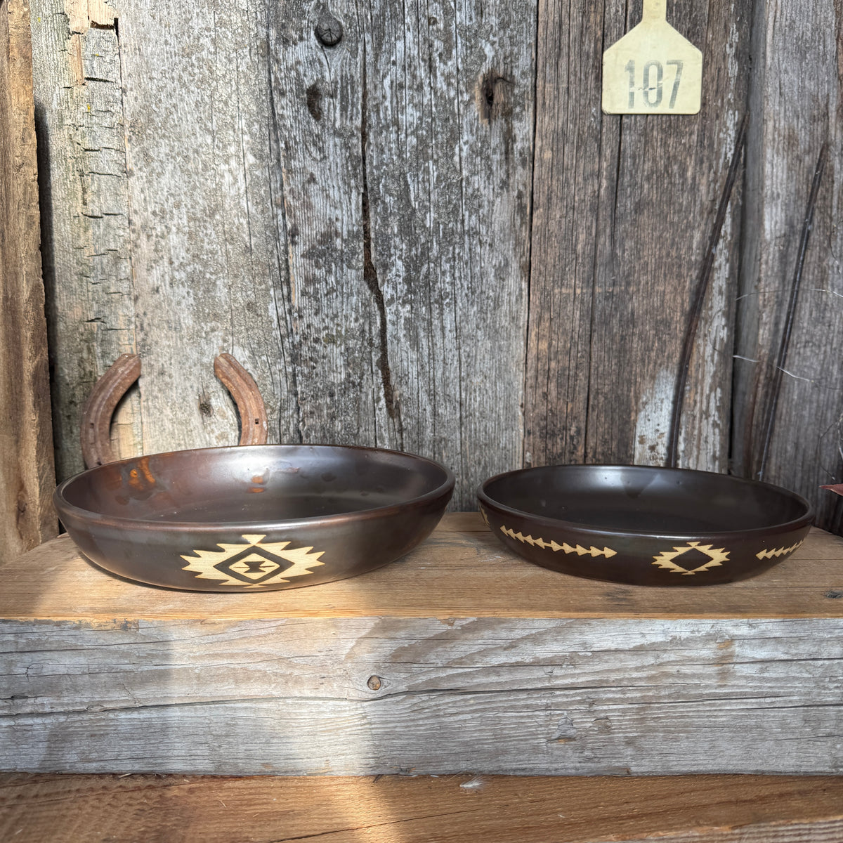Girl Dinner Bowl/Plate Set of Small and Medium