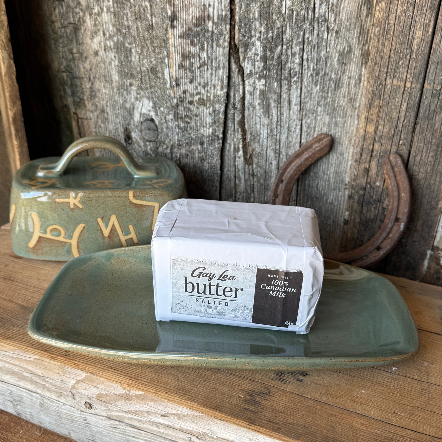 Butter Dish Sagebrush Branded