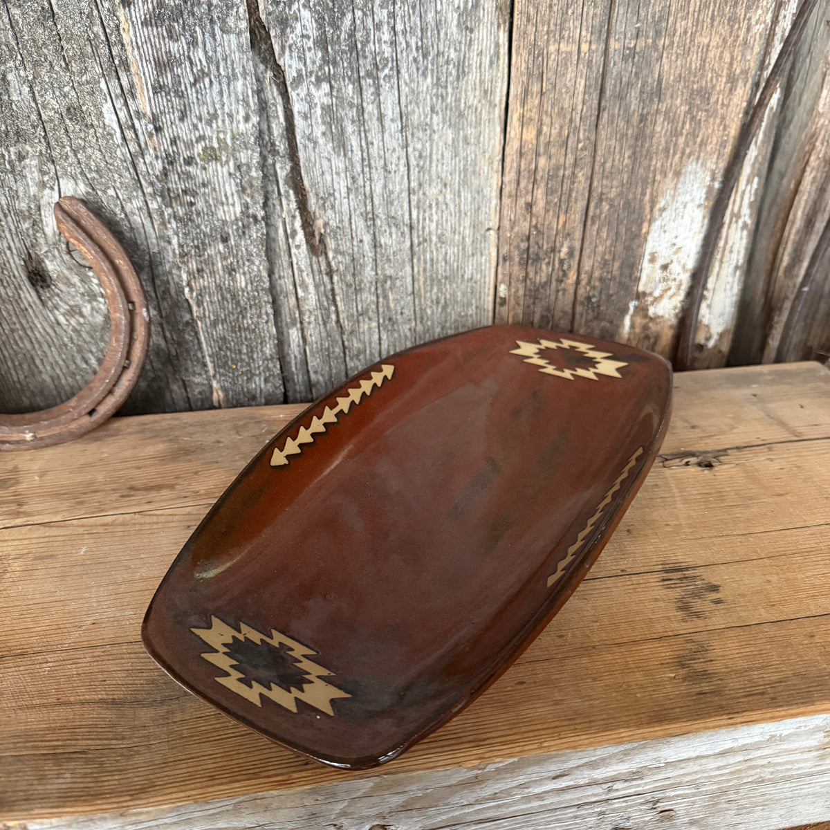 Platter Plate 11.5” Rust
