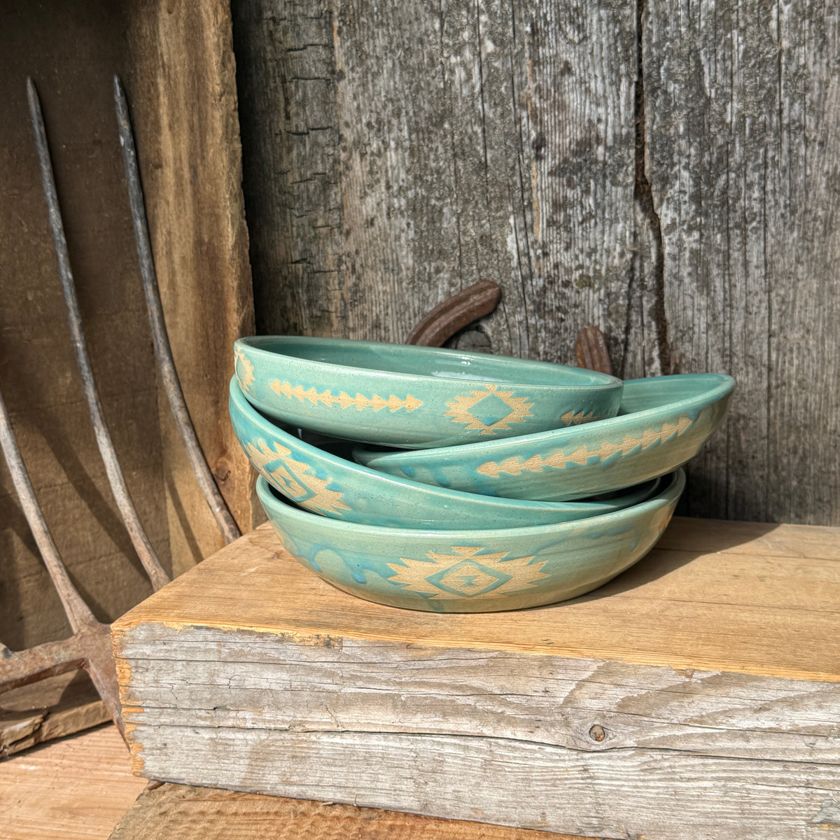 Girl Dinner Bowl/Plate Set of 2 (4 available)