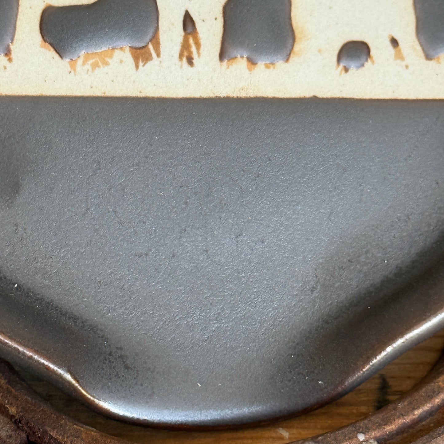 Soap dispenser and spoon rest -  Cattle in Leather