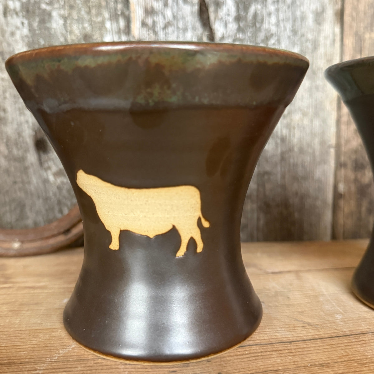 Margtini Cup Set of 2 - Leather Cattle
