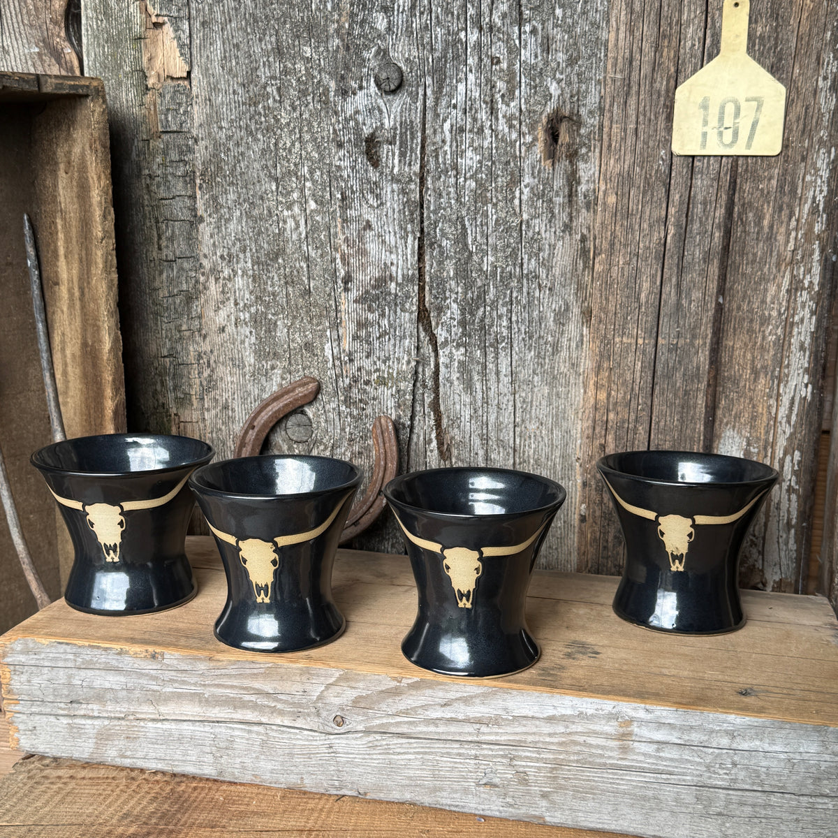 Margtini Cup Set of 4 - Gunmetal