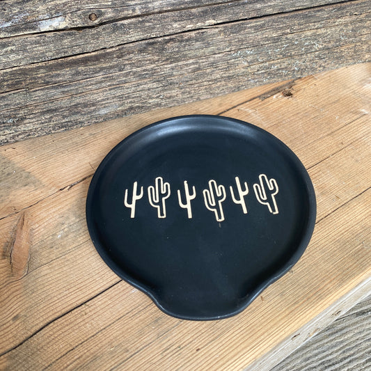 Black Cactus - Spoon Rest