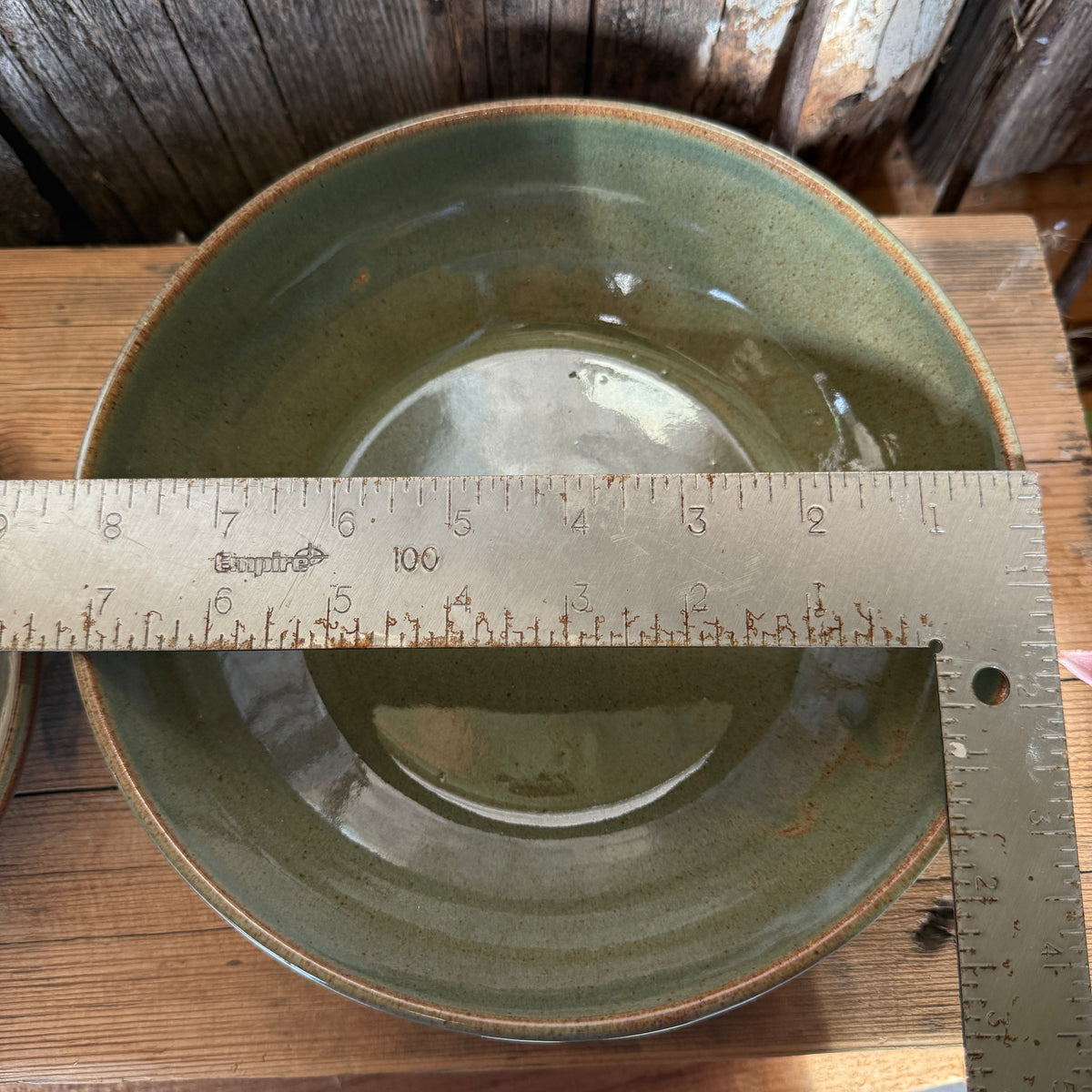 Girl Dinner Bowl/Plate Set of Small and Large