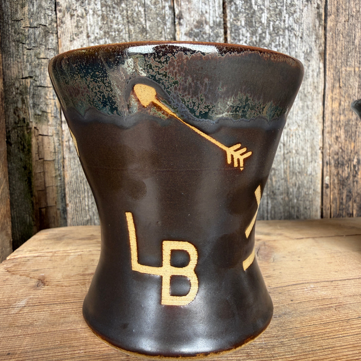 Margtini Cup Set of 2 - Leather Branded