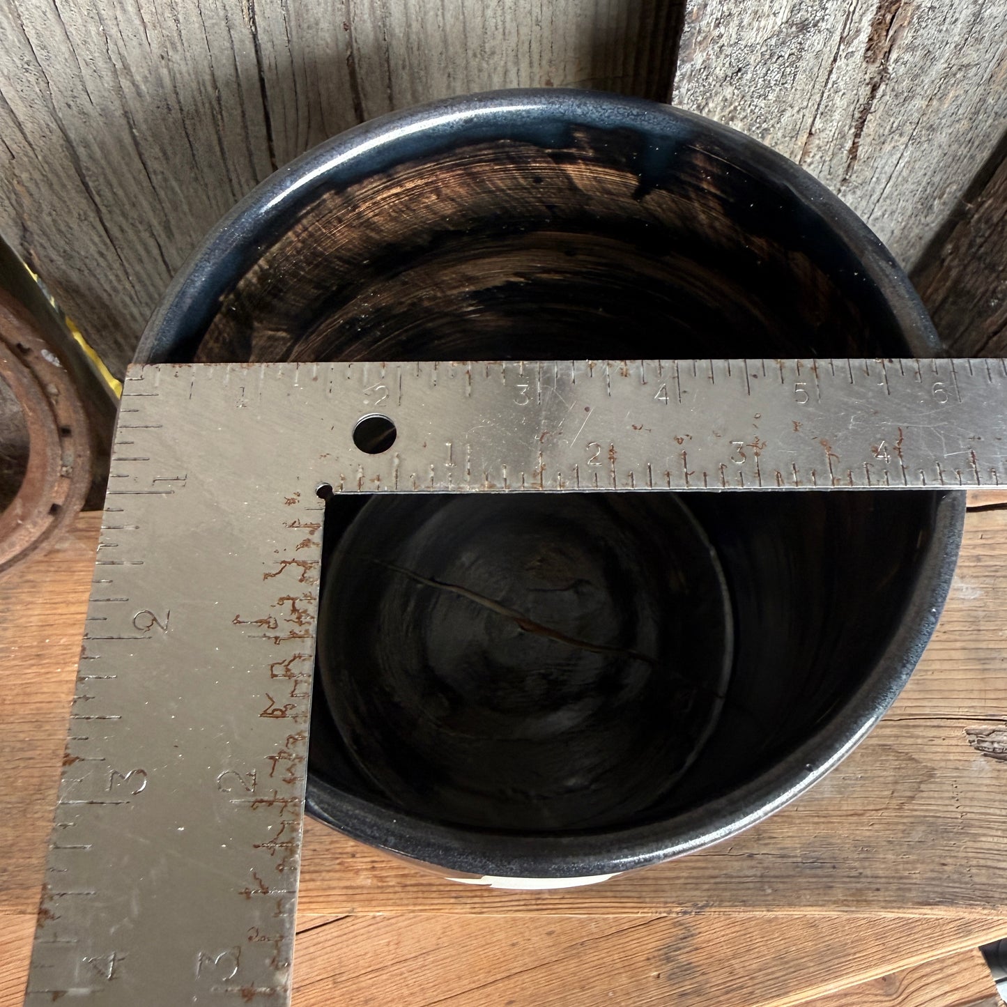 Planter pot Gunmetal