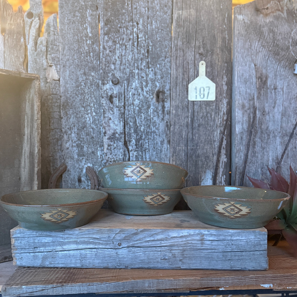 Large Girl Dinner Bowl/Plate Set of 4