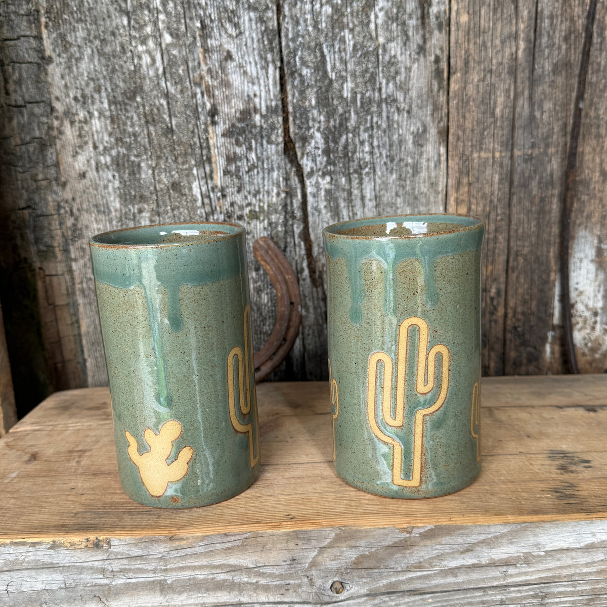 Cup Set of 2- Sagebush Cactus