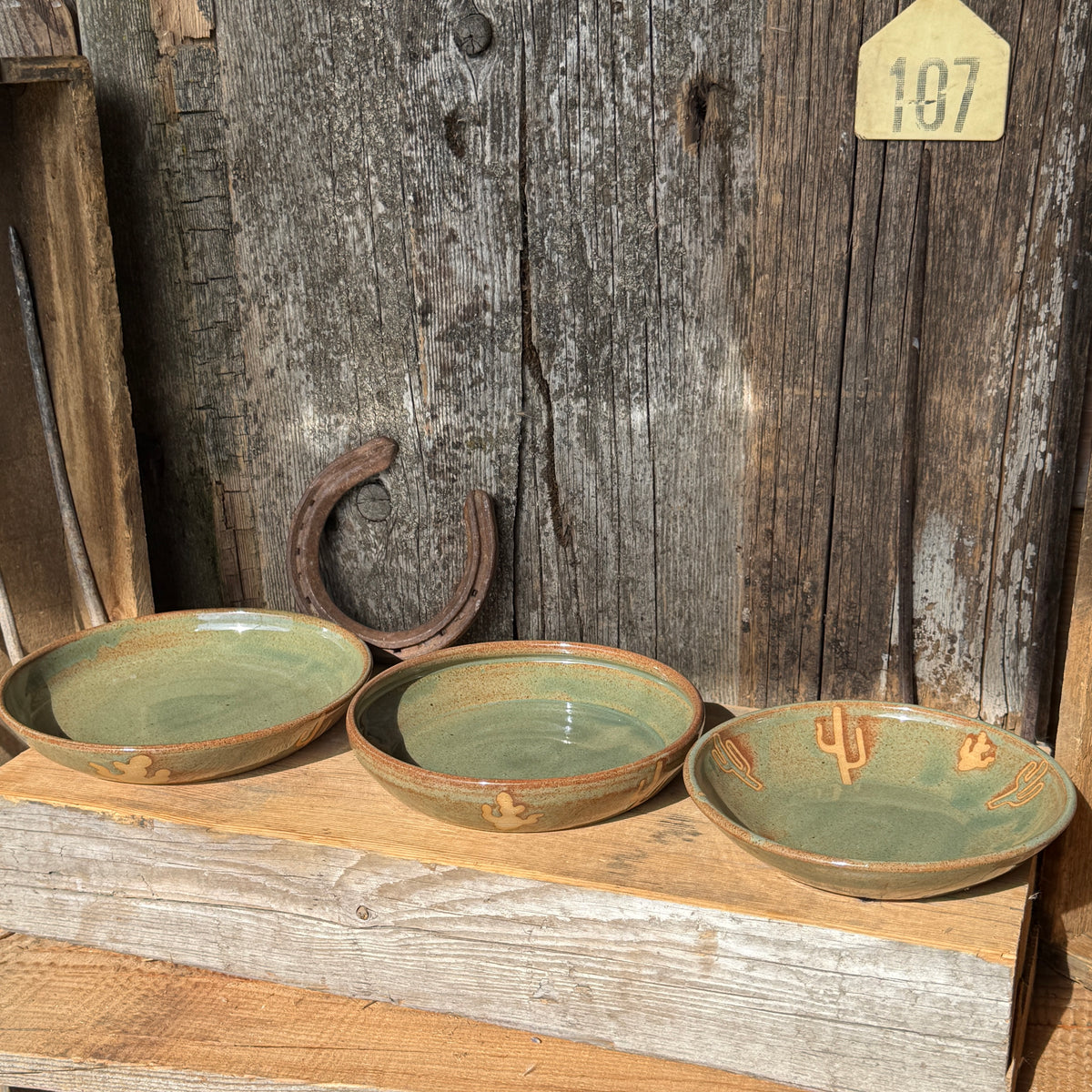 Girl Dinner - Plate/ Bowl set of 3 Cactus
