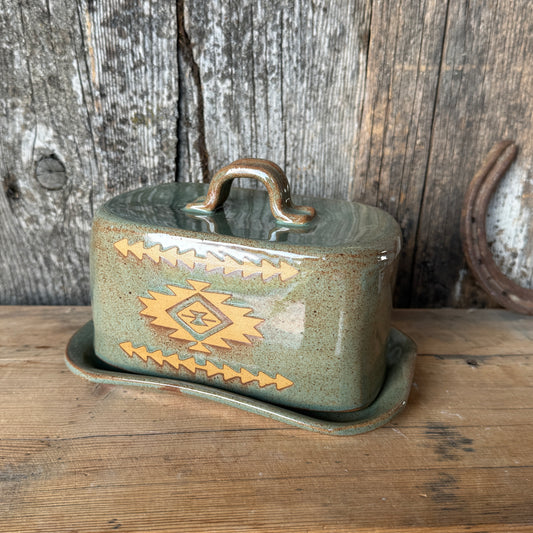 Butter Dish Sagebrush Southwestern (2)