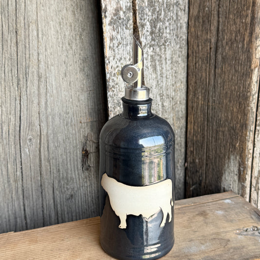 Oil Bottle -  Cattle - Gunmetal