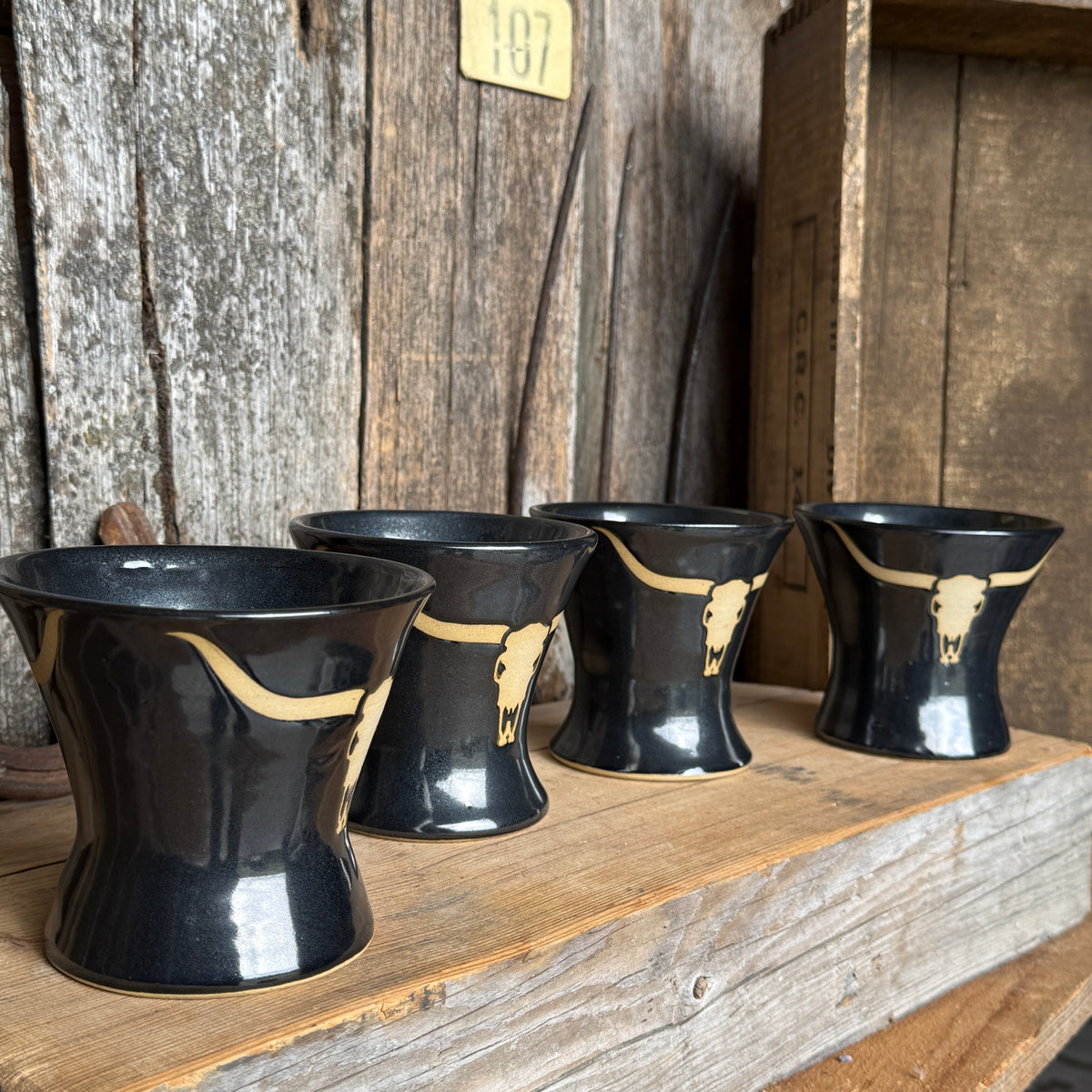 Margtini Cup Set of 4 - Gunmetal