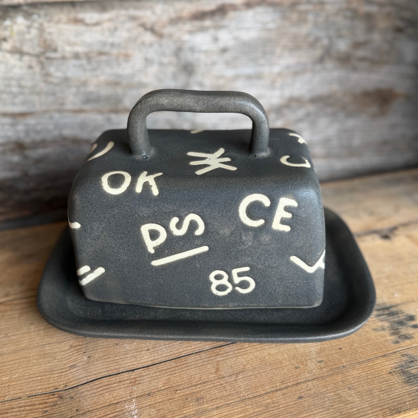 Butter Dish - River Rock Branded