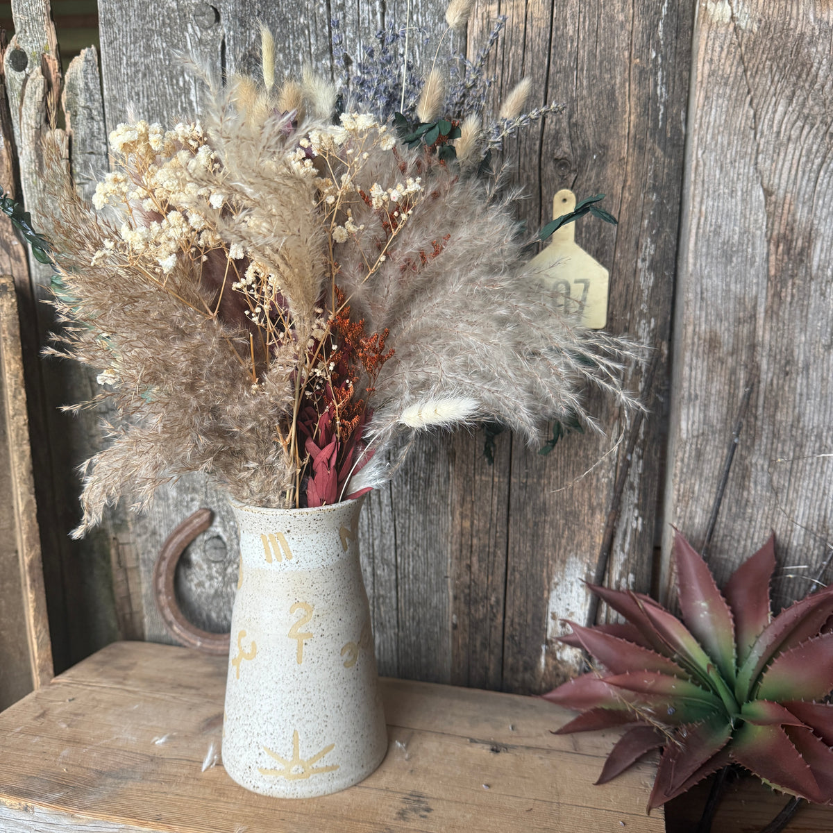 Vase 8” Speckle Park Branded