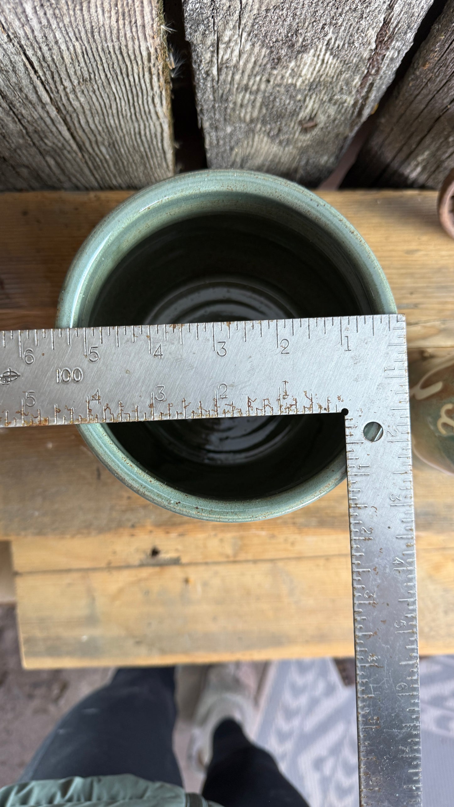 Kitchen Utensil Crock and soap dispenser - Sagebrush