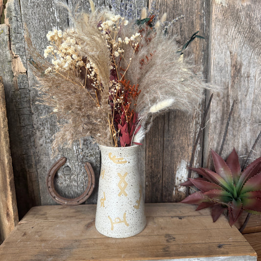 Vase 8” Speckle Park Branded