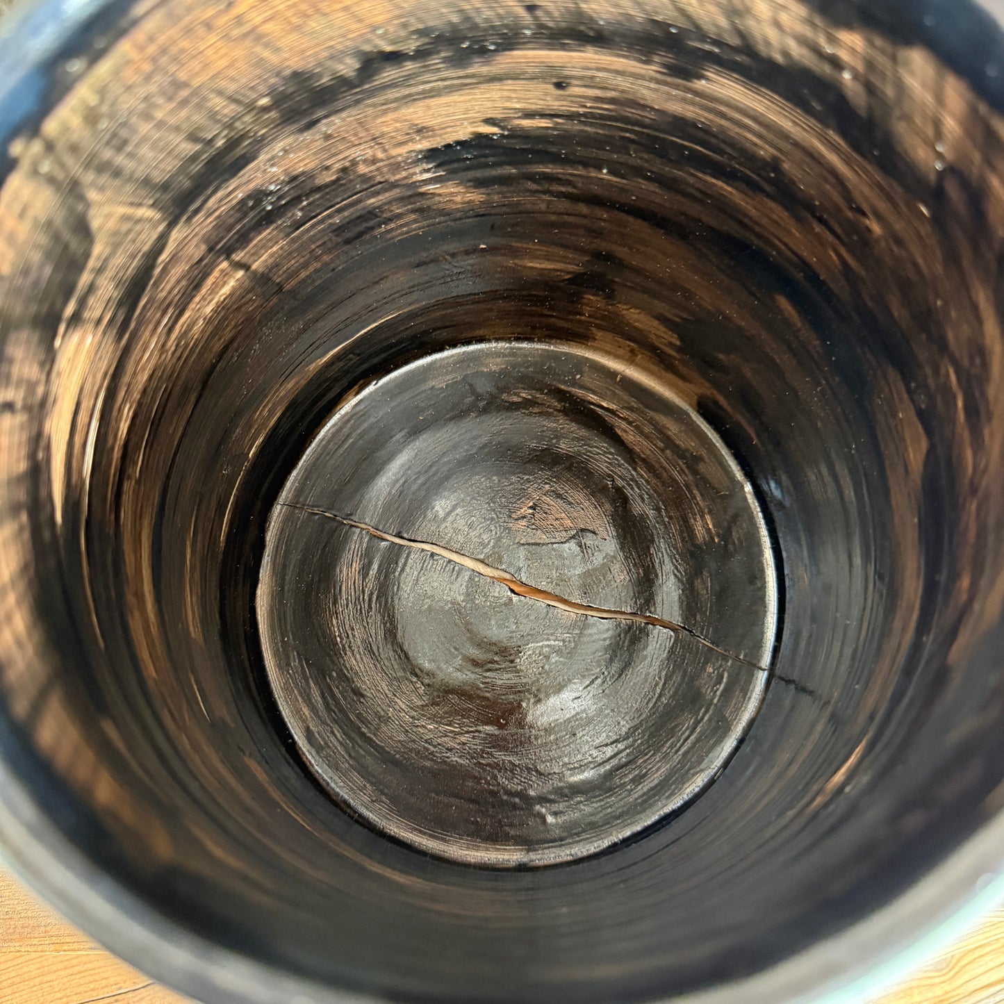 Planter pot Gunmetal