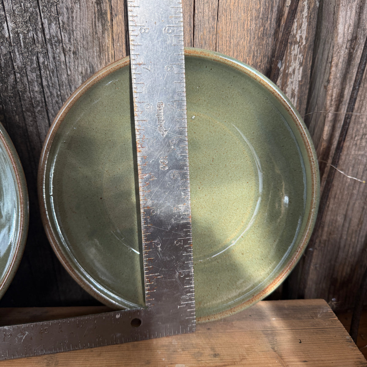 Girl Dinner Bowl/Plate Set of Medium and Large