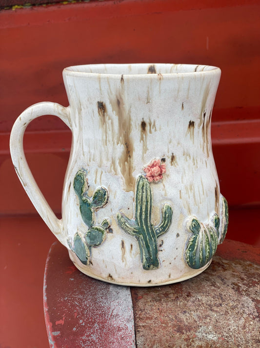 Cold Cactus Mug Round Body 18oz