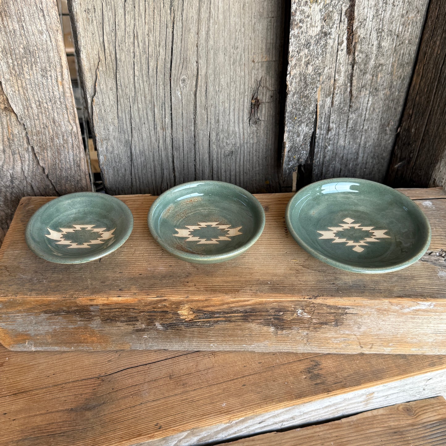 Sauce bowl set of 3 Sagebrush Southwestern