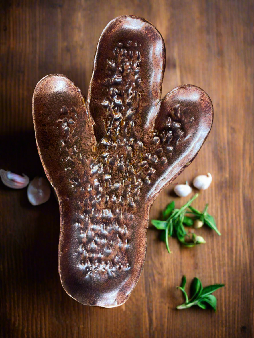 Cactus Garlic Grater Copper