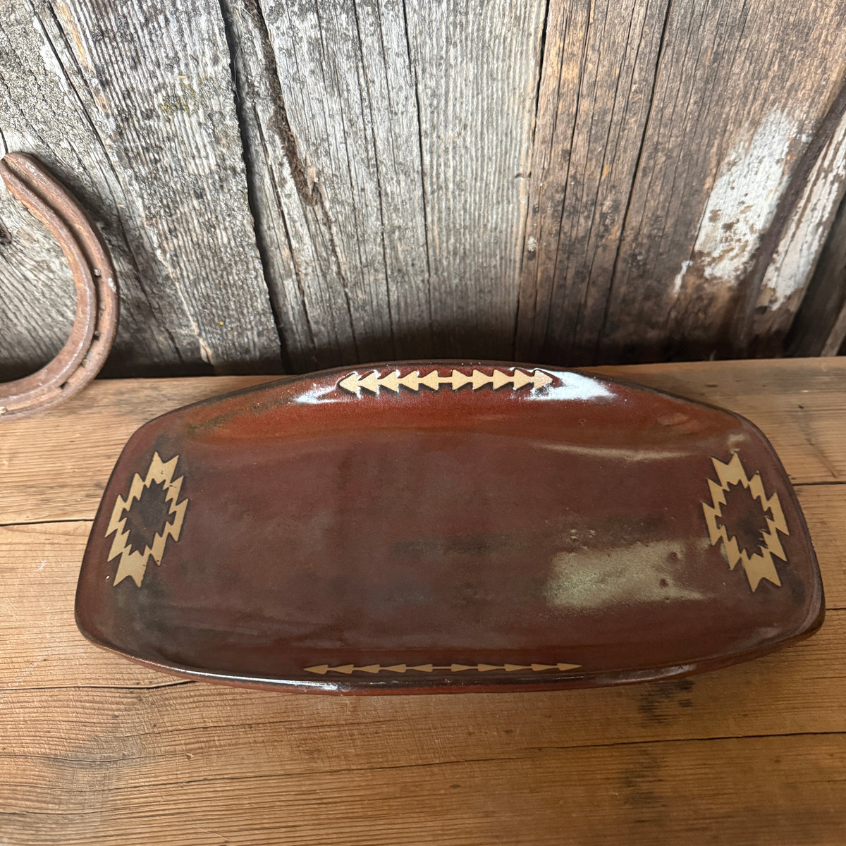 Platter Plate 11.5” Rust