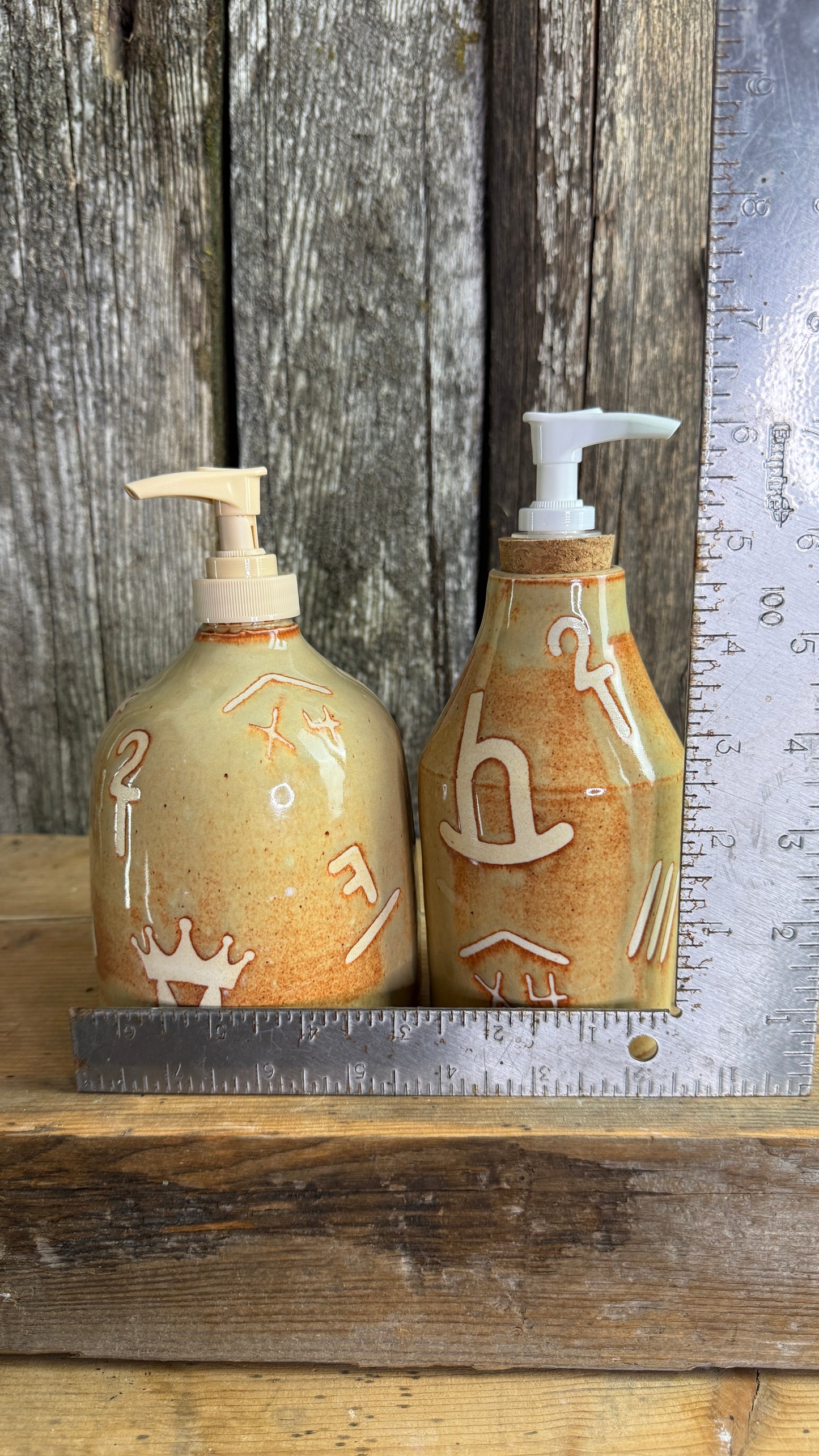 Set- Oil Bottle and Soap Dispenser