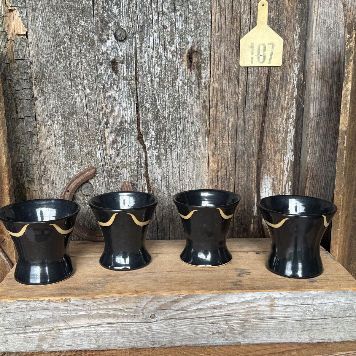 Margtini Cup Set of 4 - Gunmetal