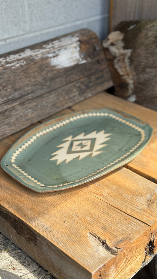 13” Serving Platter Southwestern