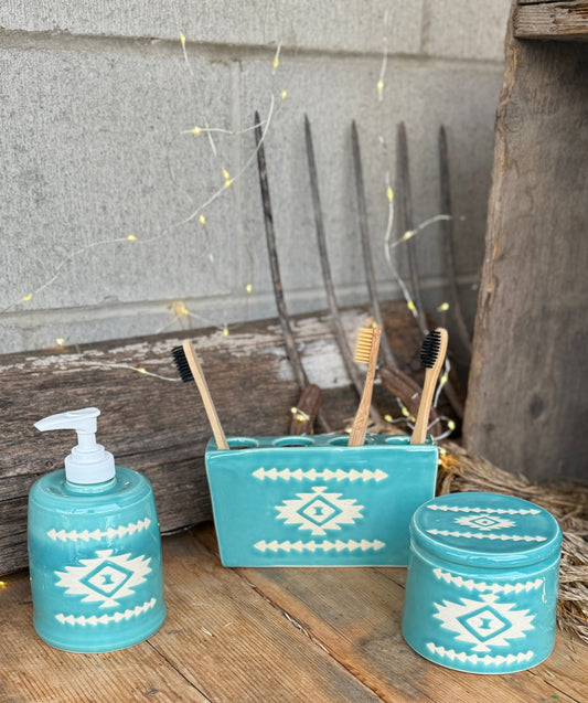 Southwestern Bathroom set of 3